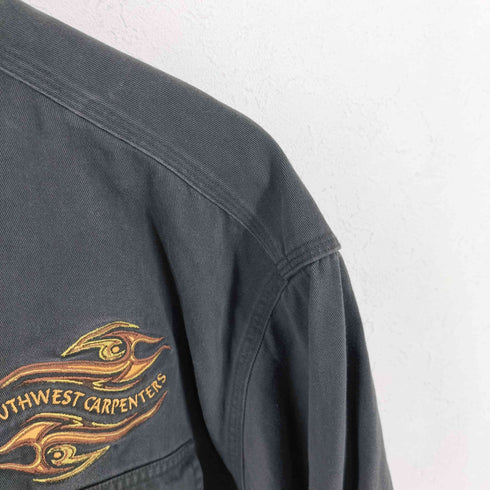 カーハート Carhartt 刺繍入り ワーク シャツ メンズ import:XL