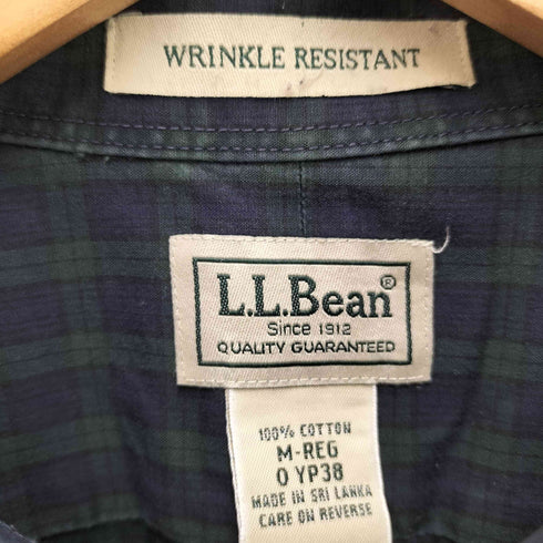 エルエルビーン L.L.Bean WRINKLE RESISTANT ギンガムチェックBDシャツ メンズ