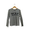プレイコムデギャルソン PLAY COMME des GARCONS フロントプリント ボーダー クルーネックロンT レディース JPN:S