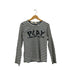 プレイコムデギャルソン PLAY COMME des GARCONS フロントプリント ボーダー クルーネックロンT レディース JPN:S
