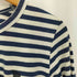 プレイコムデギャルソン PLAY COMME des GARCONS フロントプリント ボーダー クルーネックロンT レディース JPN:S