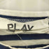 プレイコムデギャルソン PLAY COMME des GARCONS フロントプリント ボーダー クルーネックロンT レディース JPN:S