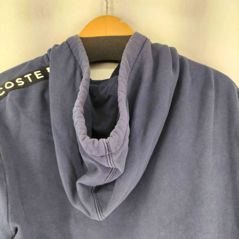 ラコステ LACOSTE ワンポイント刺繍マルチカラースウェットジップアップパーカー メンズ import:M