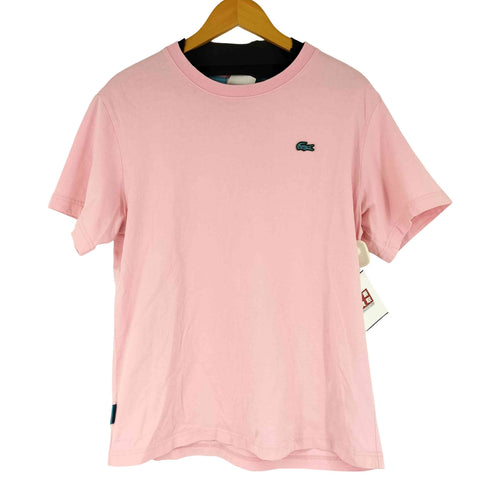 ラコステライブ Lacoste Live ワンポイント刺繍 S/S Tシャツ メンズ import:M