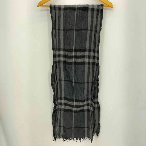 バーバリー BURBERRY チェック柄 ウール ストール マフラー メンズ