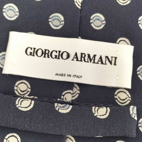 ジョルジオアルマーニ Giorgio Armani デザインドットネクタイ メンズ
