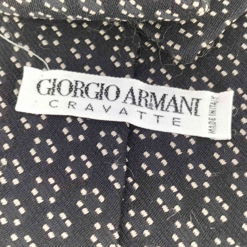 ジョルジオアルマーニ Giorgio Armani 総柄ドットトネクタイ メンズ
