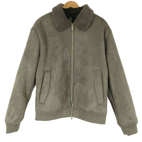 ザラ ZARA フェイクムートンジャケット メンズ import:L