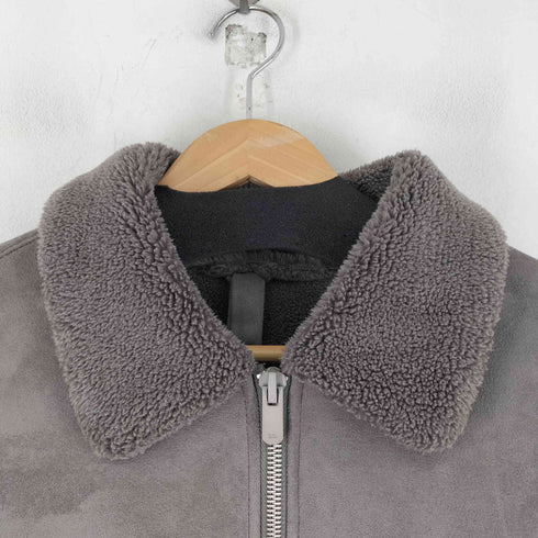 ザラ ZARA フェイクムートンジャケット メンズ import:L