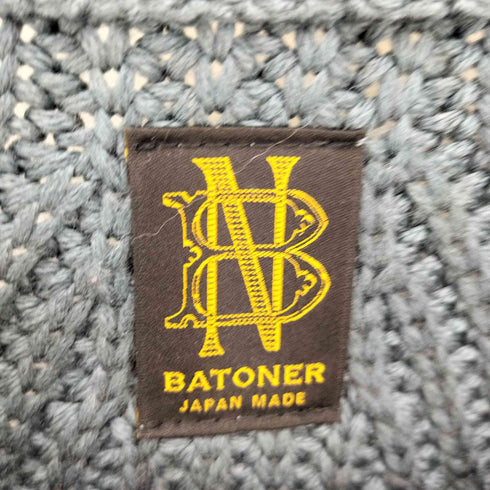 バトナー BATONER BATONER SIGNATURE クルーネックプルオーバーニット メンズ 2
