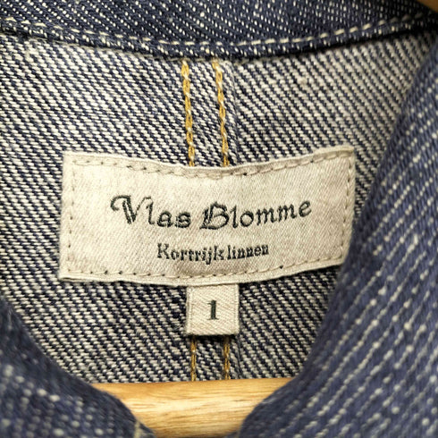 ヴラスブラム Vlas Blomme リネンデニムジャケット レディース JPN:1