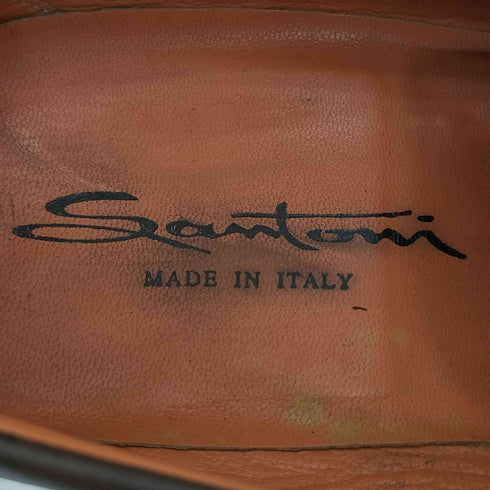 サントーニ santoni イタリア製 レザー ビットローファー メンズ 7 1/2