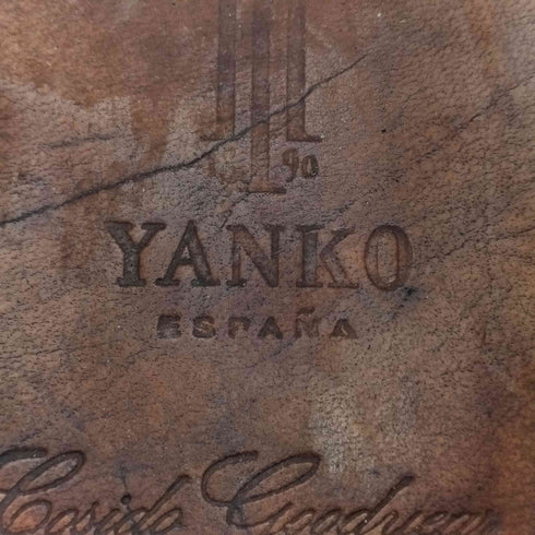 ヤンコ yanko ダブルモンク ストレートチップ レザー シューズ メンズ 8