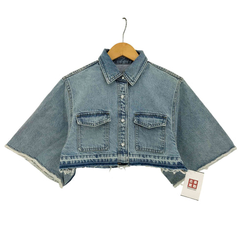 ユーバイスピックアンドスパン U by SPICK&SPAN 23ss KAREN デニムクロップドシャツ レディース FREE