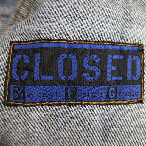 マリテフランソワジルボー MARITHE FRANCOIS GIRBAUD CLOSED クロップドデニムジャケット レディース 42