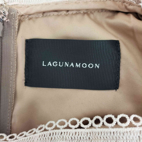 ラグナムーン LAGUNAMOON LADYストライプレースワンピース レディース JPN:S