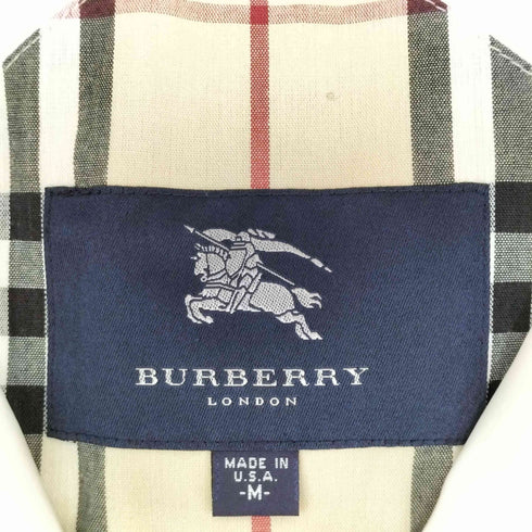 バーバリーロンドン BURBERRY LONDON USA製 裏地メッシュ スプリングコート レディース import:M