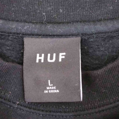 ハフ HUF ESSENTIALS CLASSIC H CREW メンズ import:L