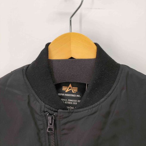 アルファインダストリーズ ALPHA INDUSTRIES 別注 MA-1 フライト ジャケット レディース JPN:M