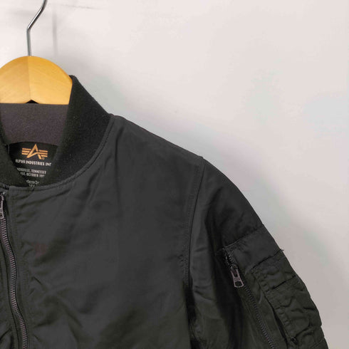 アルファインダストリーズ ALPHA INDUSTRIES 別注 MA-1 フライト ジャケット レディース JPN:M