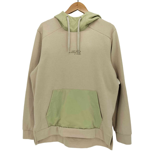 ナイキ NIKE DRI-FIT フロント ロゴ 切り替え プルオーバー パーカー メンズ import:L
