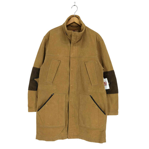 ボスヒューゴボス BOSS HUGO BOSS コットン起毛スタンドカラーワークジャケット メンズ 48