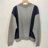 ラッセルアスレチック RUSSELL ATHLETIC 90S USA製 前V フロント ロゴ 切り替え クルーネック スウェット メンズ import:M