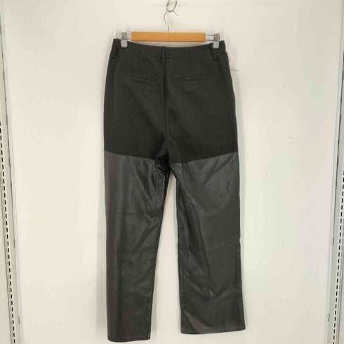 Lartrow レザー切替ストレートパンツ メンズ JPN:M
