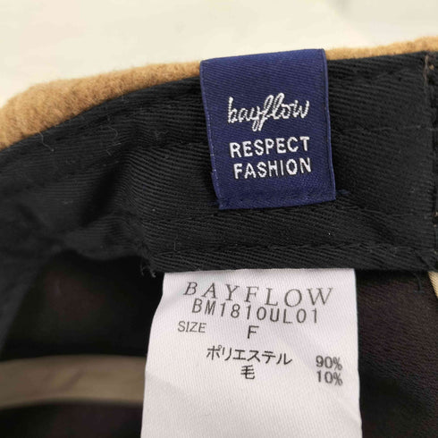 ベイフロー BAYFLOW ウール混 6パネルキャップ メンズ FREE