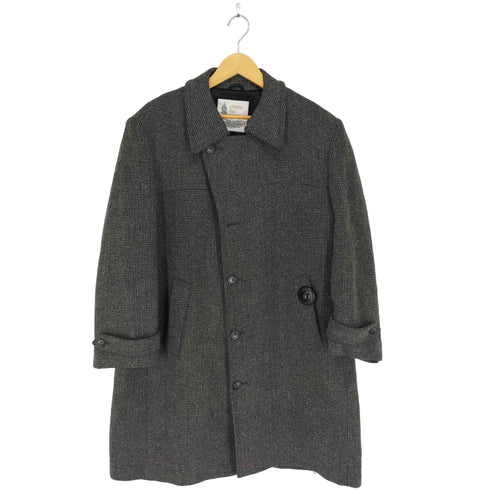 ロンドンフォグ LONDON FOG 70S~80S ロングウールステンカラーコート メンズ 44