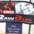 RAWBLUE 90S リネン混 ストライプ ブルゾン メンズ import:XXL
