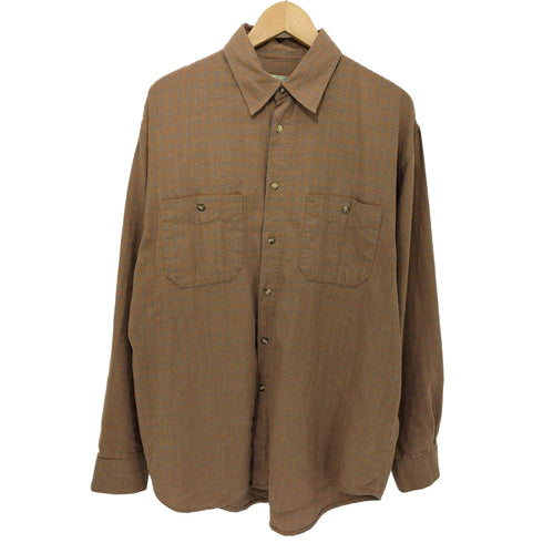 ザテリトリーアヘッド THE TERRITORY AHEAD L/S チェックネルシャツ メンズ import:L