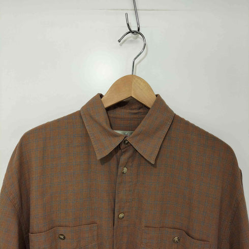 ザテリトリーアヘッド THE TERRITORY AHEAD L/S チェックネルシャツ メンズ import:L