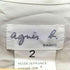 アニエスベー agnes b. 90S シルクサテンシャツ レディース 2