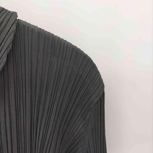 プリーツプリーズイッセイミヤケ PLEATS PLEASE ISSEY MIYAKE プリーツ ショールカラー テーラードジャケット レディース JPN:4