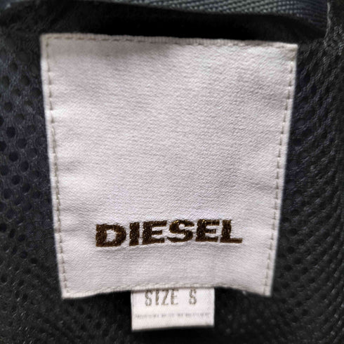 ディーゼル DIESEL 90-00sマルチジップ スタッズ ナイロン ブルゾン メンズ import:S