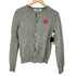 プレイコムデギャルソン PLAY COMME des GARCONS AD2022 Cardigan Invader Emblem レディース JPN:L