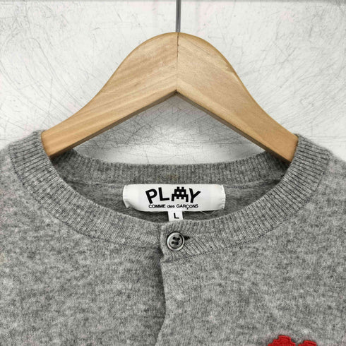 プレイコムデギャルソン PLAY COMME des GARCONS AD2022 Cardigan Invader Emblem レディース JPN:L