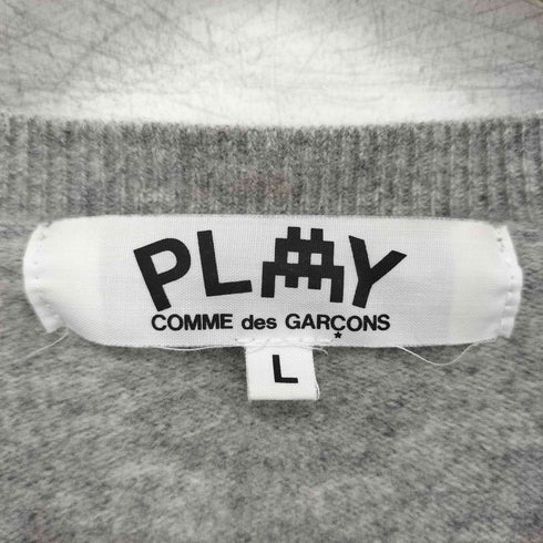 プレイコムデギャルソン PLAY COMME des GARCONS AD2022 Cardigan Invader Emblem レディース JPN:L