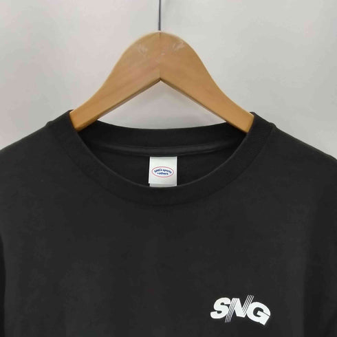 SNG's sports+others 両面 グラフィック ロゴ プリント Tシャツ メンズ JPN:L