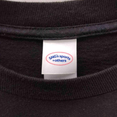 SNG's sports+others 両面 グラフィック ロゴ プリント Tシャツ メンズ JPN:L