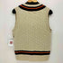 ポロバイラルフローレン Polo by RALPH LAUREN ウール カシミヤ チルデン ケーブル ニット ベスト メンズ import:L