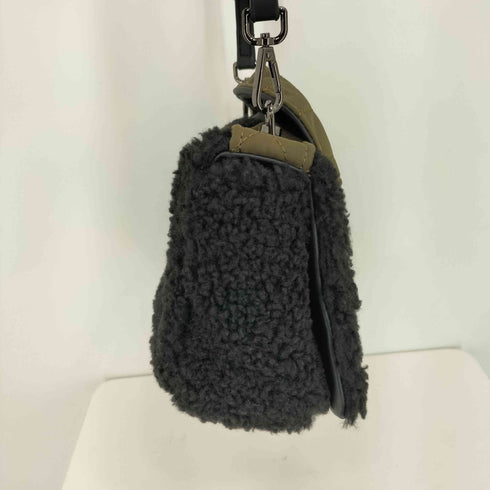 ジャケットデザイン もこもこ ショルダーバッグ レディース