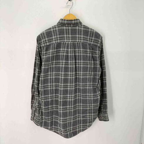 エルエルビーン L.L.Bean カナダ製 ボタンダウン コットン チェック フランネルシャツ メンズ import:M