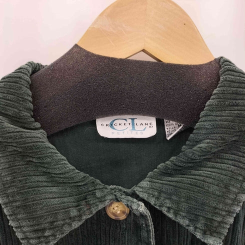 CRICKET LANE PETITES コーデュロイ ロングスリーブシャツ レディース