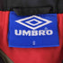 アンブロ UMBRO 90s 背面ロゴプリント 企業 チームロゴ ワッペンナイロンジャケット メンズ JPN:S