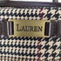 ローレンラルフローレン LAUREN RALPH LAUREN ロゴプレート チャーム付き ガンクラブチェック ハンドバッグ レディース