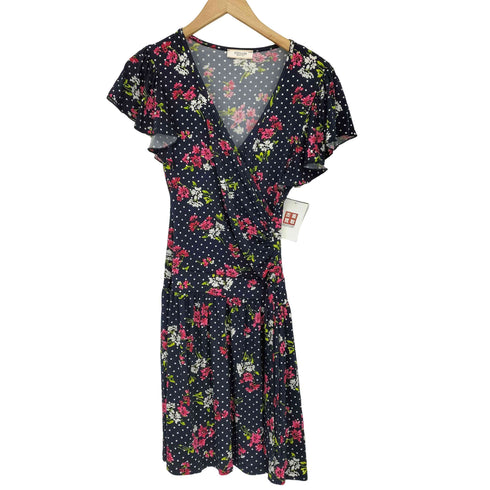 フィフィーユパリ FIFILLES PARIS フラワープリントストレッチワンピース レディース