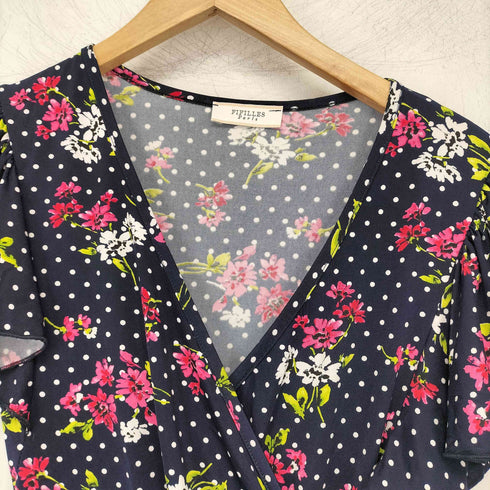 フィフィーユパリ FIFILLES PARIS フラワープリントストレッチワンピース レディース