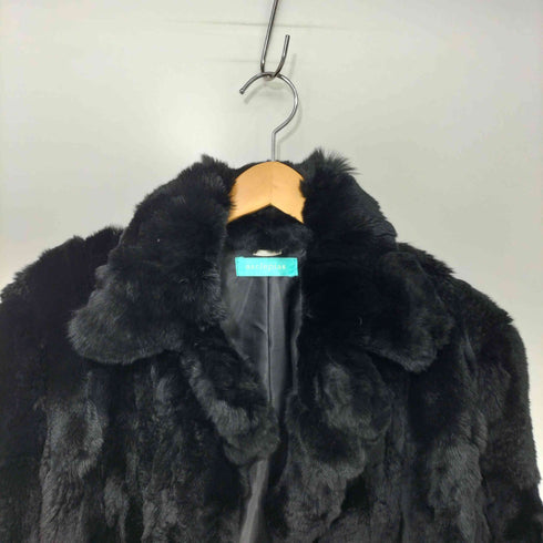 asclepias ラビットファー ショートコート レディース